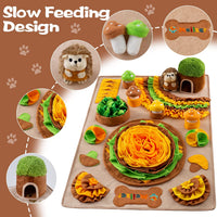 Pet Snuffle Mat for Dogs Hedgehog Puzzle Toy Large Sniffing Mat - Hedgehog-plus - image 2