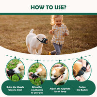 Dog Muzzle Medium Sized Dogs - Large ( 7.9” - 9.4” ) - image 3
