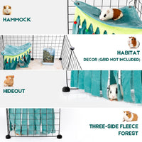 Guinea Pig Hideout, Guinea Pig Corner Hideout - Green / 17.3"L x 9.2"W x 10.2"Th - image 2