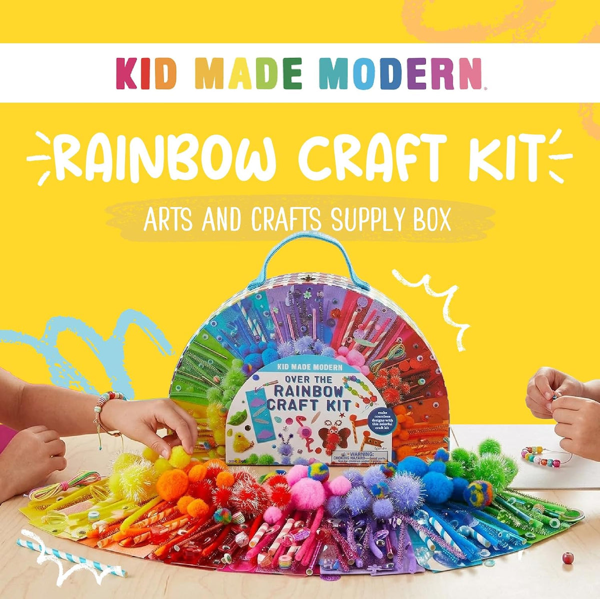 Kid Made Modern Arts and Craft Kit - Rainbow Craft Kit - image 2