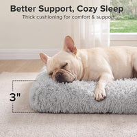 JOEJOY Large Dog Bed Crate Pad - 23.0"L x 18.0"W x 3.0"Th / Light Grey - image 2