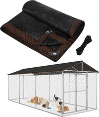 95% High Density Dog Kennel Shade Cover - 10x20ft