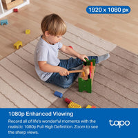 Tapo 1080p Pan/Tilt Security Camera for Baby Monitor, Pet Camera - Black / Indoor Only - image 3
