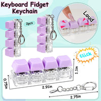 2 PCS Keyboard Fidget Toy - Purple / General - image 2