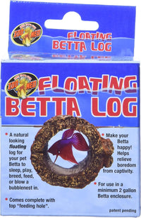 Zoo Med Floating Betta Log – Essentials for Fish - 2 oz.
