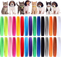 Weewooday 45 Pieces Newborn Whelping Collars Puppy Kitten - 45