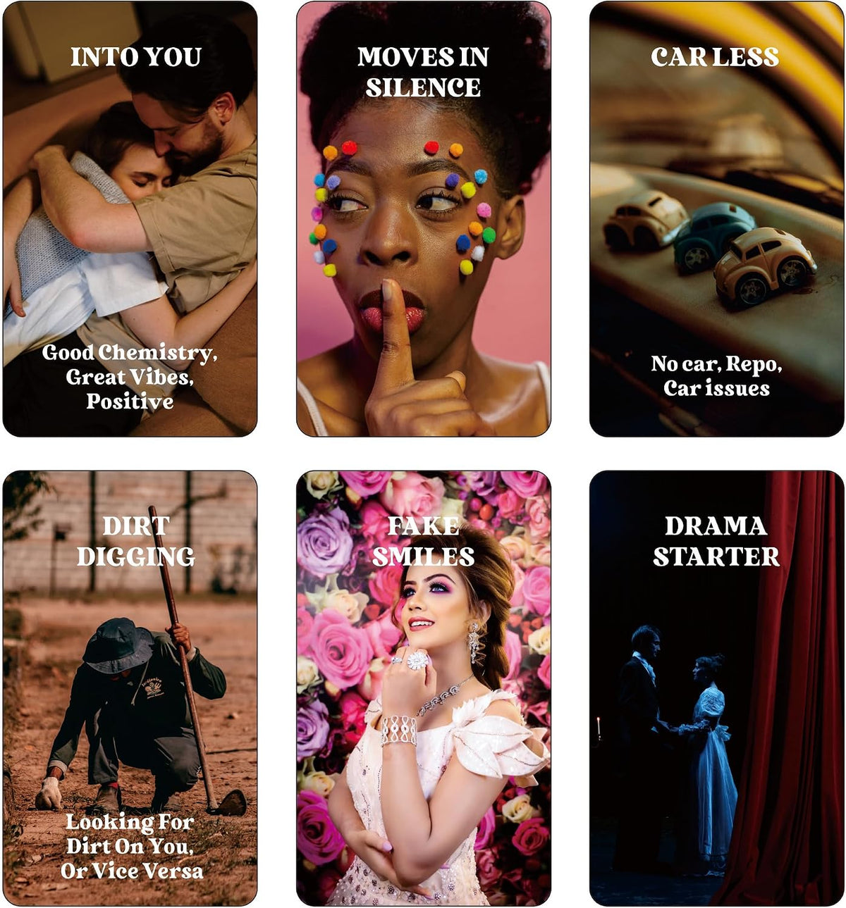 GZXINKE What's The Tea? Relationships Oracle Cards - image 2