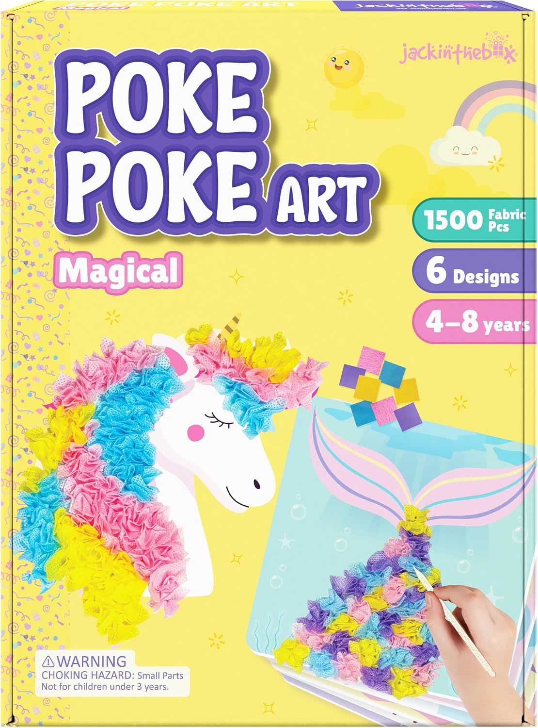 Jackinthebox Poke Art Magical Flower Pressing Craft Kit for Girls - Magical