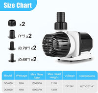 Orlushy DC-4000 Silent Swirl Controllable DC aquarium Pump 25W - DC4000 - image 3