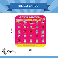 Regal Games Finger-Tip Shutter Bingo Cards with Sliding Windows - Pink - image 4