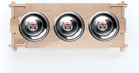 Small Pet Select - Raised Bowl Holder with Three Feeding Bowls for Rabbits, Cats, Dogs, and Other Small Animals