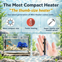 10W USB 5V/2A Alumina Ceramic Super Mini Betta Heater for Tanks ≤ 1 - For Tanks ≤ 10 Gal - image 2