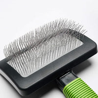 Slicker brush for dogs doodle grooming poodle with long soft pin slicker brush perfect for thick fur dogs fluffy,grooming,shedding.goldendoodle