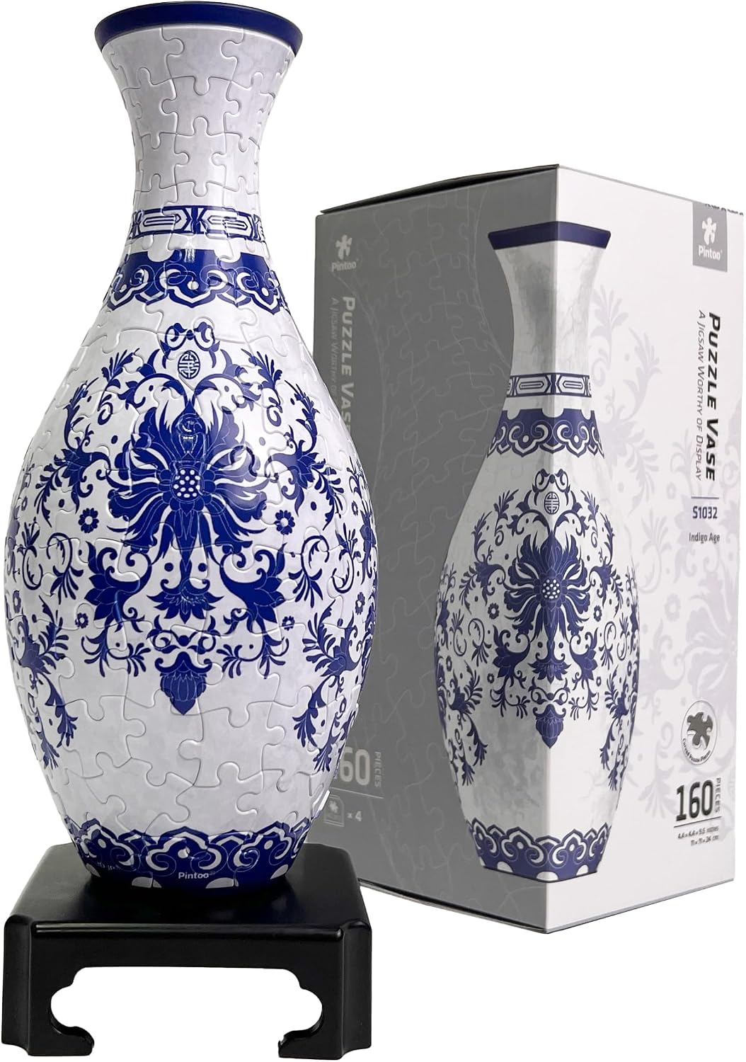 Pintoo Unique 3D Puzzle Vase for Adults - Indigo Age / 160