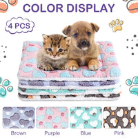 Haull 4 Pcs Waterproof Guinea Pig Bedding Mat, 13 x 10 - Hearts / 13 x 18.5 Inch - image 4