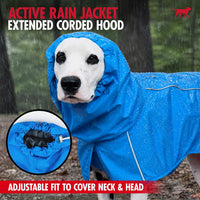 Tuff Pupper Waterproof Dog Raincoat - Pacific Blue / Large (40-60 lbs) - image 3