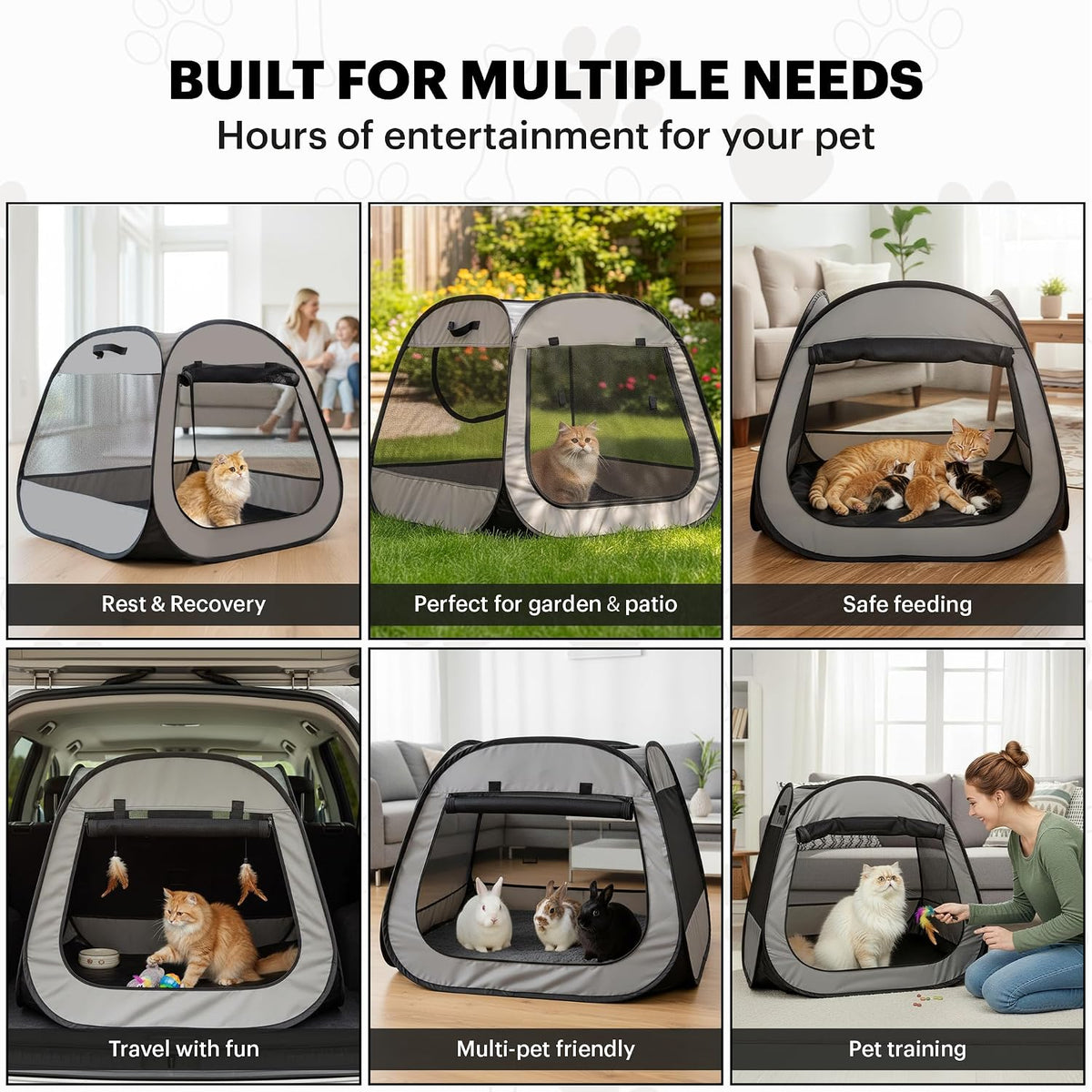 LAFYETTE., US Based, Portable Cat Playpen - image 2