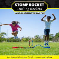 Stomp Rocket Original Dueling Rocket Launcher for Kids - Dueling Launcher + 8 Rockets - image 2