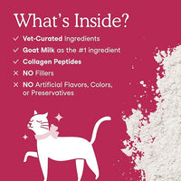 Fera Pets Goat Milk Topper - Cat & Dog Skin and Coat Supplement with Collagen, Biotin & Vitamin C - Helps Maintain Normal Skin Moisture - Promotes a Shiny Coat - for Picky Eaters - 60 TSP