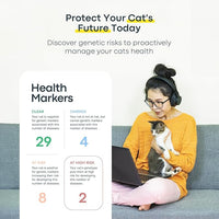 Basepaws Cat DNA Test Kit 2 Pack- Comprehensive Breed, Health and Dental Analysis Across 114 Traits for Accurate and Easy-to-Use Genetic Insights