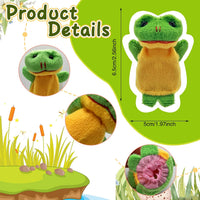 XIPEGPA set of 24 plush animal finger puppets for storytelling - view 7