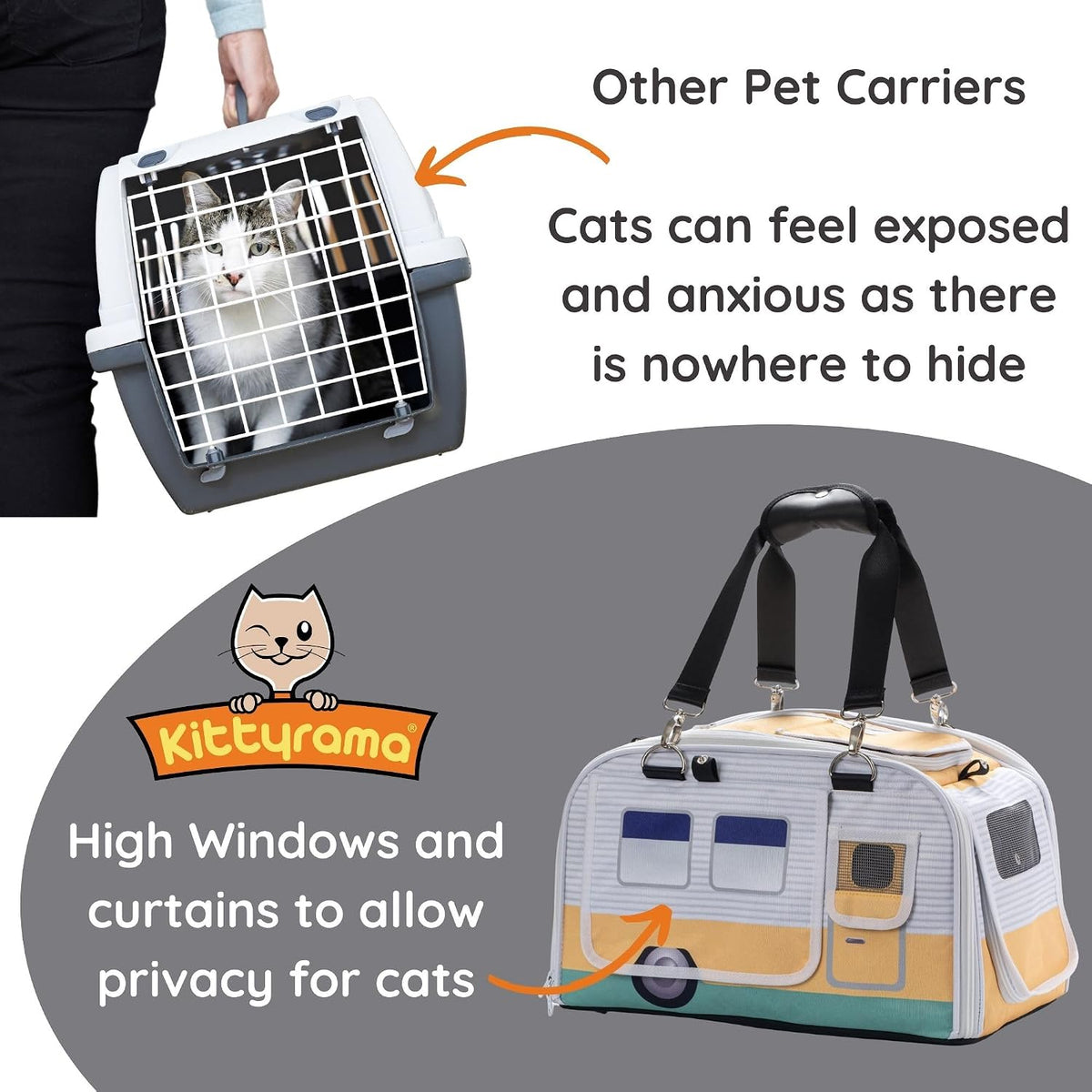 Soft-Sided Airline Approved Cat Carrier with Expandable Hideaway - Sunny Rambler - image 3
