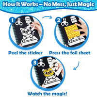 FUNNYB&G Foil Art Craft Kit for Kids - Happy Back to School - image 4