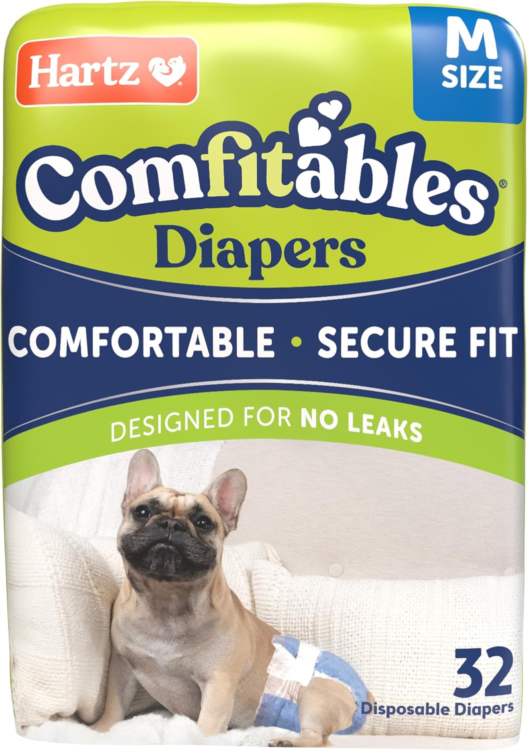 Hartz Disposable Dog Diapers, Size S 36 count - Value Pack / Medium