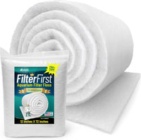 Aquatic Experts Aquarium Filter Floss for Fish Tank Filters - Standard / 12 Inch Wide x 72 Inch Long
