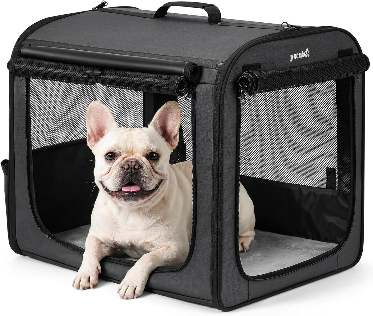 Dog Car Carrier Light Weight 24×17.7×20.5in - Dark Gray / 24.0"L x 17.7"W x 20.5"H