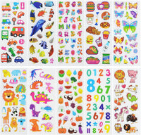 24 Sheets 3D Puffy Stickers for Toddlers Kids Boys Girls – Fun for Kids & Family - Multicolor - image 2