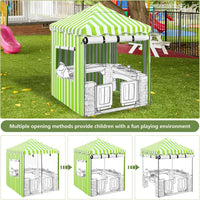 Hadisi black 600D waterproof outdoor kids playhouse cover with zippered front door - view 26