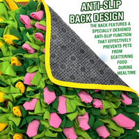 Snuffle Mat for Dogs, Sniff Mat for Cats Puppies Rabbits - Pink - image 3