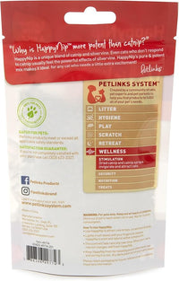 Petlinks HappyNip Catnip & Silvervine Blend for Cats & Kittens, Highly Potent Stimulant/Attractant, Great for Finicky Felines, Resealable Pouch - 0.5 oz