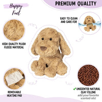 Bunny Microwavable & Weighted Stuffed Animals - Poodle Dog - image 2