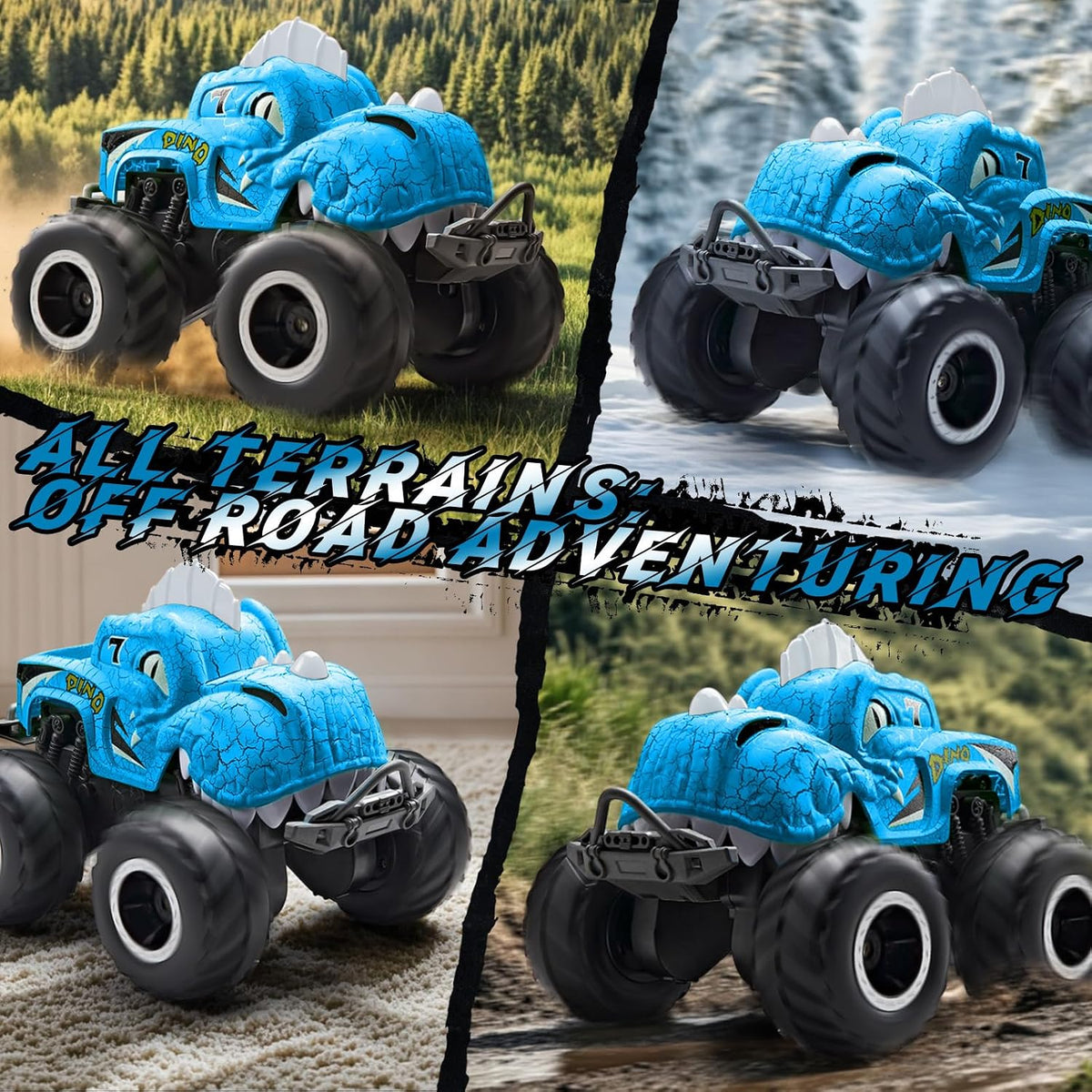 Calefwe amphibious RC monster truck with brick-built shell and gesture control watch - view 5