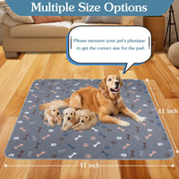 Washable Pee Pads for Dogs, 18"x24" - Dark Grey / 41*41 Inch (Pack of 2) - image 2