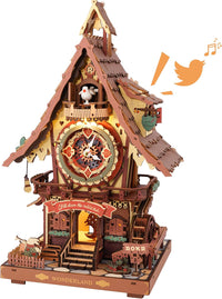 ROKR 3D Wooden Puzzles for Adults, Cuckoo Clock Model Kit