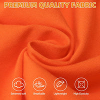 Halloween Dog Shirts for Large Dogs - Orange&Red / X-Large(Chest 26", Back 19") - image 3