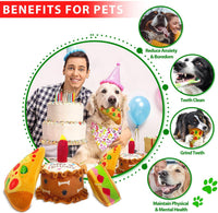 Squeaky Monkey Dog Toy for Large Dogs – Essentials for Dogs - Cake Shape - image 2