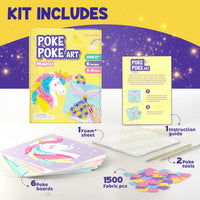 Jackinthebox Poke Art Magical Flower Pressing Craft Kit for Girls - Magical - image 3