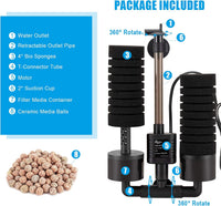 AQQA Aquarium Sponge Water Filter - Large - image 3