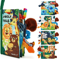 hahaland Baby Books 0-6 Months - Jungle Tails