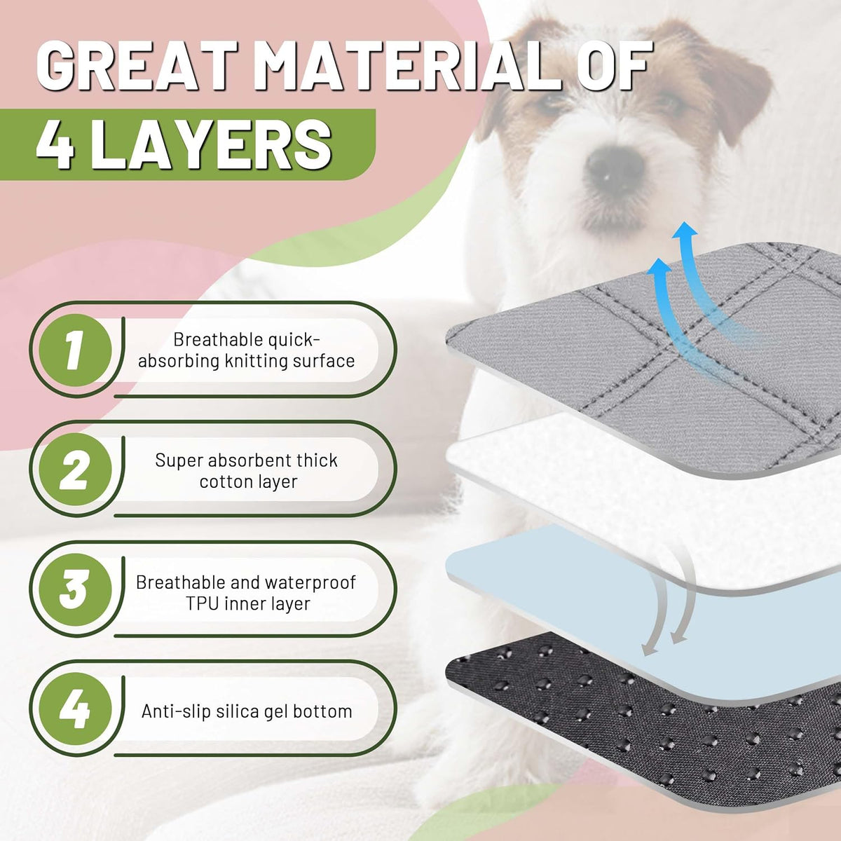 PatiencET Self Warming Cat Bed for Indoor Cats 18'' x 24'' - Bone&paw / 18*24 - image 2