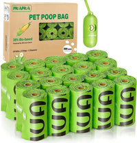 Biodegradable Dog Poop Bags 300 Count, 20 Rolls - 1 Dispenser + 300 Bags