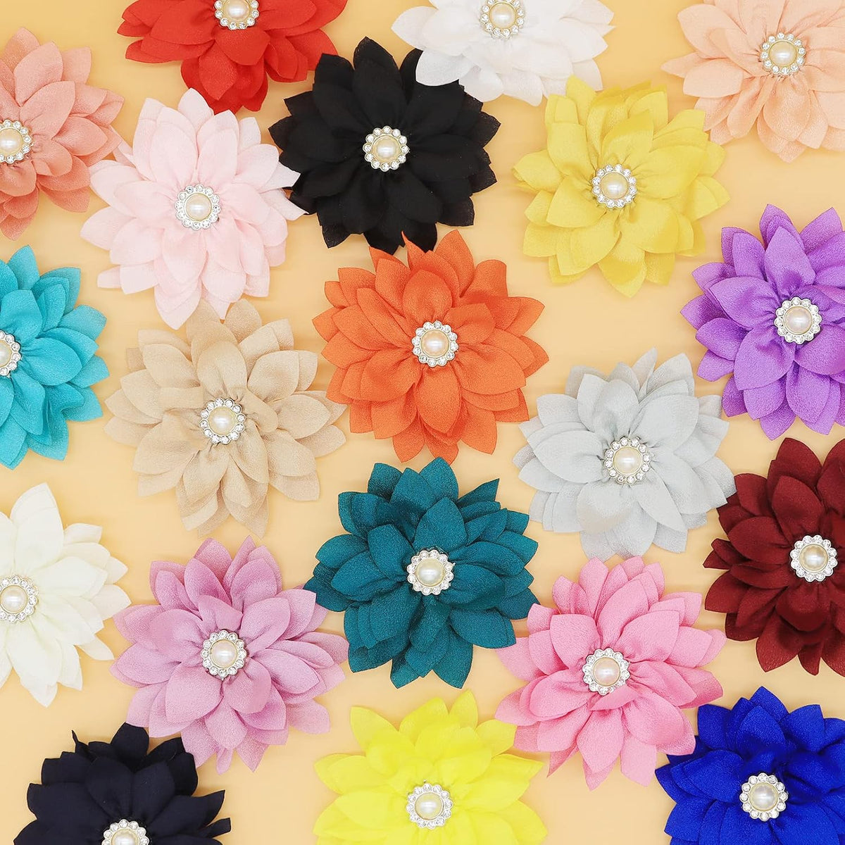 Collar Flowers with Pearl - Large - image 3