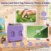 2-in-1 Kids Microscope and Telescope - Purple - image 2