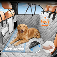 IJVAE Dog Seat Cover for Back Seat - Upgraded Gray / For Car/SUV/Small Truck - image 2