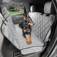 4Knines Heavy-Duty Rear Seat Cover for Dogs - Regular / Grey