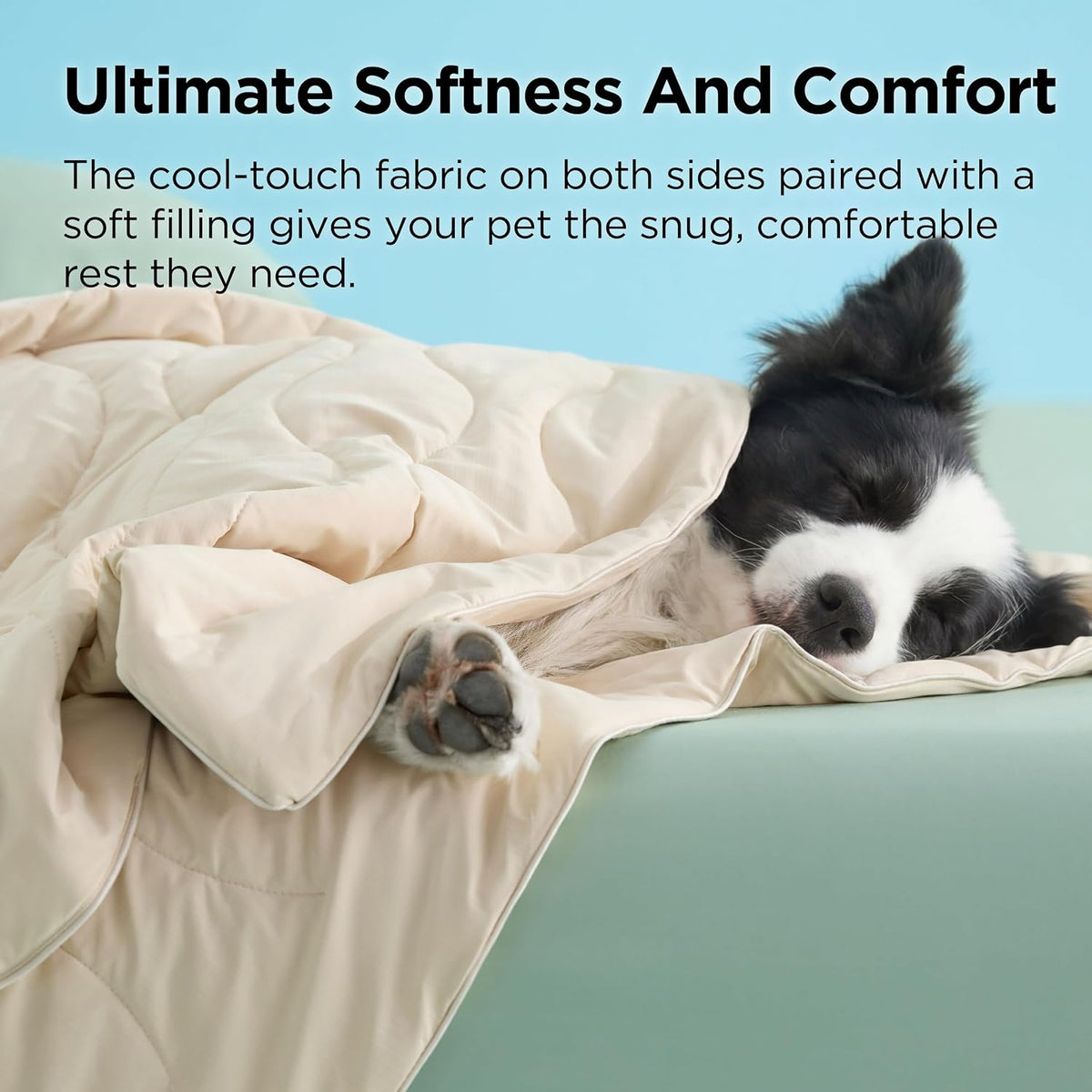 Bedsure ArcticMax Q-MAX>0.5 Premium Cooling Blanket for Medium - Gentle Cream / M(30x40") - image 2